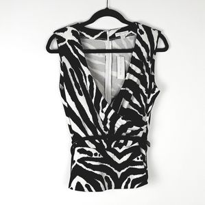 New York & Company Peplum Size 10 Wrap Top | NWT